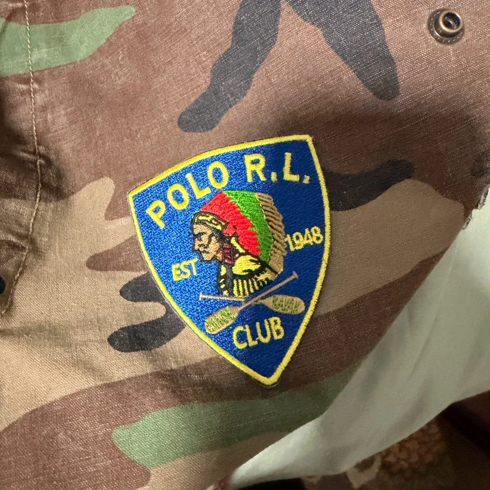 Polo Ralph Lauren Camouflage Men Cargo with PATCHWORK - Picture 7 of 7